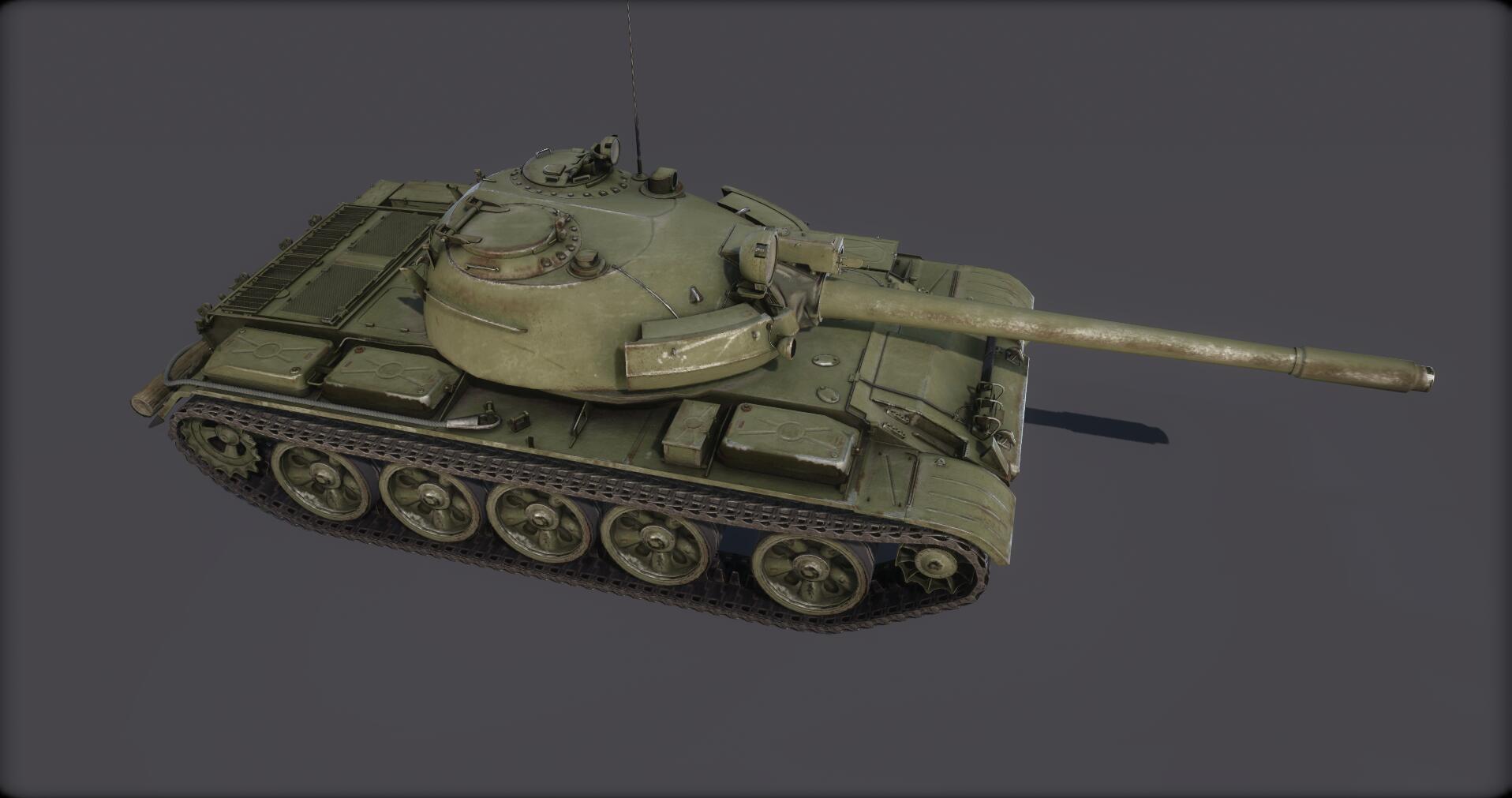 t-55m1 中型坦克 苏系 mow模型爱好者